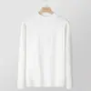 Suéter para Hombre Otoño e Invierno Color Sólido Cuello Redondo Jersey de Punto Juvenil Simple Cálido Ropa Interior de Punto Ropa para Hombre