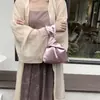 Bolso de Lona de Mano para Mujer, Bolso de Mano Literario y Casual, Bolso de Mano de Nicho de Aspecto Elevado, Bolso de Mano de Alta Gama para la Cena