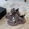 Novos Sapatos Casuais Femininos Versáteis e Mais Vendidos para Primavera e Outono de 2026, Sapatos Chunky (Dad Shoes) em Malha com Solas Plataforma Grossas