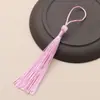 Marcador de Libros con Borla de Nudo Chino Hecho a Mano Estilo Antiguo Colgante de Borla Linterna Ventilador Pequeño Vertical Colgante Decoración