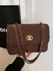 Bolso de Axila Popular de Moda Otoño e Invierno 2025 Bolso de Cadena Acolchado Nuevo Bolso de Hombro Versátil Coreano de Nicho