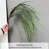 Planta Verde Artificial de Alta Qualidade Bambu Nandina Haste Única Arranjo Floral para Decoração de Casa, Decoração de Planta Verde para Mesa de Sala de Estar
