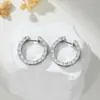 Nuevos pendientes de fila única con microincrustaciones de circonita, ultra brillantes, de lujo ligero, para mujer, moda coreana, sentido de alta gama, pendientes Joker, venta al por mayor