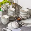 Juego de Platos Cerámicos de Color Bajo Esmalte para Uso Doméstico Modelo Nuevo 2026 Plato Hondo Tazón y Juego de Platos Vajilla Plato para Cocinar Plato de Cena
