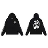 Moda Estadounidense Transfronteriza Hellstar Calle Estadounidense Hip-Hop Versátil Casual Otoño e Invierno Sudadera con Capucha Estampada