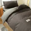 Colcha, Ropa de Cama, Juego de Seis Piezas de Ropa de Cama de Algodón Puro, Juego de Tres Piezas para Colchón de Dormitorio de Estudiante Individual, Estilo Simple para Cuatro Estaciones