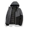 Chaqueta de plumón impermeable para hombre y mujer, tres en uno, repelente al agua, desmontable, para invierno, exterior, montañismo, esquí, ropa, estampado