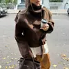 Nueva Chaqueta Corta de Doble Botonadura Otoño e Invierno 2025 Transfronteriza Europea y Americana Aliexpress Elegante Correa Moda Cuello Alto Chaqueta