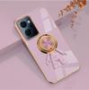 Adecuado para Funda de Teléfono Móvil Oppo Reno15A 13A/11A/9A7A Versión Japonesa Anillo Electrochapado Cubierta Protectora de Astronauta Nuevo