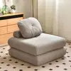 Sofá pequeno mochi moderno, sofá de um andar, sofá preguiçoso, sofá reclinável para espaços pequenos de sala de estar, sofá de casal