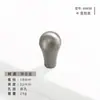 Manija de Puerta de Armario de Aleación de Zinc Estilo Francés, Manija Sólida Minimalista Moderna de un Solo Agujero para Gabinete Color Plata Cepillada Mate