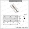 Colección de Bisagras de Acero Inoxidable 304 para Puertas de Madera, Puertas de Gabinetes Industriales, Bisagras Plegables Engrosadas, Bisagras Plegables de Apertura Plana, Venta al por Mayor de Hojas Sueltas