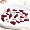 Europeu e Americano Transfronteiriço Mais Vendido Arte de Unhas Doce e Fofa Pequeno Fresco Floral Simples Longo Amêndoa Unha Postiça Usável Atacado