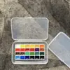 Kit de Tintas Aquarela 24 Cores 36 Cores Tinta Sólida para Nail Art Iniciantes Kit Inicial de Pintura Portátil Atacado