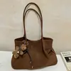 Bolso Tote Grande de Capacidad Vintage Chic Ruien 2026 Nuevo Estilo Otoño Tejido Textura Casual Bolso de Hombro Único