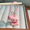 Lindo zorro de dibujos animados, gatito, elefante, llavero de campana, colgante 3D de bolsa de zoológico, regalo para estudiantes y novias