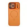 Adecuado para Funda de Teléfono Móvil Iphone17Promax, Soporte Protector de Lente, Succión Magnética Mate tipo Piel, Funda Protectora Anticaídas Apple 16