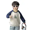 Sudadera para Niños Otoño Invierno Más Terciopelo Manga Larga Casual Infantil Pulóver 2026 Nuevo Estilo Capa Base Ropa para Bebé