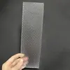 Venda direta da fábrica Placa difusora de prisma de PC Placa difusora de LED anti-reflexo alta transmitância de luz alta dureza resistente ao envelhecimento 8x25