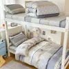 2026 Nuevo Estilo Algodón Puro Transpirable Litera para Estudiantes Conjunto de Tres Piezas Moderno Estampado