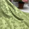 Tela de satén jacquard de alta densidad con efecto seda y peonía, estilo chino, para vestido cheongsam y pijama.