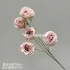 Flores Artificiales, Flores Secas Estilo Wabi-Sabi, Hojas Secas, Frutos de Pipa, Hortensias de Borde Tostado, Materiales Florales Vintage, Frutos de Espino Marítimo, Decoraciones de Mesa, Flores de Seda