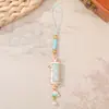 Nuevo Colgante de Llavero de Bambú de la Fortuna Brocado Canción Nueva para Teléfono DIY Souvenir Cultural Creativo Recuerdo de Viaje Adorno Pequeño