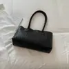 Bolsa de Mano Tejida con Patrón Retro Versión Coreana Transfronteriza para Mujer Modelo Nuevo 2026 Capacidad Grande Diaria Bolsa de Hombro para Viajar