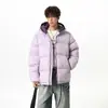 Chaqueta con Capucha de Algodón para Pareja Jack Chuan Yang Invierno Engrosada Cálida Holgada Abrigo de Algodón Tendencia Versátil Superior Chaqueta de Algodón