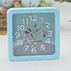 Despertador digital cuadrado estéreo de dibujos animados coreanos reloj de mesita de noche para estudiantes reloj al por mayor papelería de escritorio para estudiantes regalos para empresas