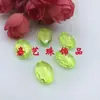 Acrílico Transparente 13x18mm Contas Ovais Facetadas Planas Acessórios para Miçangas Artesanais DIY Joias Cortina de Porta Materiais de Tecelagem