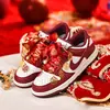 Putian Auténticos Zapatos Deportivos Bajos Aj para Hombre Año del Serpiente Zapatos Aj para Mujer Zapatos de Boda Rojos Zapatos de Compromiso Nupciales Zapatos Deportivos para Pareja
