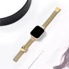 Adecuado para iWatch S9, Apple Watch, Xiaomi Band 8, Correa de Malla de Espiga de Trigo con Cierre Magnético