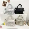 Bolsa Tote de Design Nicho Personalizada Estilo Inverno 2024 Estilo Coreano Casual Grande Capacidade Ombro Mão