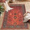Alfombra de cachemira plegable transfronteriza, alfombra turca vintage para sala de estar, alfombra fácil de limpiar para dormitorio, dormitorio completo