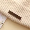 Etiqueta de Cuero con Patrón de Lichi Prensado de PU Logo para Gorro de Lana Tejido Hecho a Mano DIY Etiqueta de Cuero Decorativa para Bolsa Tejida y Jeans