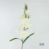 Boda de Simulación Ramo de Flores Artificiales Flor de Gladiolo Grande de un Solo Tallo Arreglo Floral Arte Floral Exhibición Decoración Sala de Estar Mesa de Comedor Adorno para el Hogar