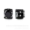 Transfronterizo 1 Par de Aretes de Acero Inoxidable Imán Circonita 4 Garras Perforados Venta Caliente Amazon Temu Aliexpress