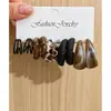 Set de Pendientes de Aro de Moda Transfronterizos Europeos y Americanos para Mujer, Versátiles y Elegantes, Pendientes de Moda Estilo Ins al por Mayor