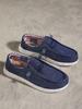 Exportación Transfronteriza 2023 Nuevos Mocasines Casuales Suela Gruesa Talla Grande 39-48 Talla Única Zapato de Lona de Suela Blanda