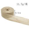 Explosiones Naturales Cinta de Yute Pez Seda Lino 1cm1.5cm2.5cm3.8cm Boda Manualidades Cinta Decorativa