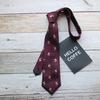 Corbata de Patrón Pequeño para Hombre Corbata de Vestir para Hombre Negocios 8cm Moda Casual Vintage Color Marrón Corbata de Dibujos Animados