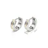 Brincos de Aço Inoxidável Mais Vendidos no Exterior, Novos Designs Modernos, Brincos Dourados para Homens e Mulheres, Presilhas Redondas, Atacado do Fabricante