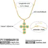 Collar con Cadena para Clavícula Cruz de Acero Inoxidable Chapado en Oro, Corazón de Amor Retro Europeo Micro-Pavimentado con Circonita, Accesorios de Lujo Ligero y Acabado de Alta Gama