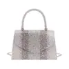 Yue Zi 2026 Outono Inicial Nova Moda Bolsa de Mão Totalmente Cravejada Design Elegante de Bolsa de Festa para Senhora Bolsa de Ombro