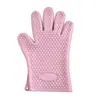Guantes de silicona con aislamiento térmico de fábrica, antideslizantes, para horno microondas, para hornear, antiescaldaduras, disponibles al por mayor.