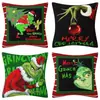 Funda de almohada ambiente de vacaciones de Navidad artículos para el hogar cojín de sofá de sala de estar cojín lumbar decoración navideña almohada venta al por mayor