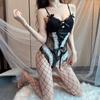 Lencería Sexy Chaomu, Uniforme Dulce para Coquetear, Tentación de Encaje, Set Apasionado, Archivo Abierto, No Necesita Quitarse, Traje Sexy de una Pieza