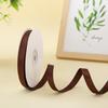 Cinta de Poliéster-Algodón Mate Coreana de Doble Cara de 1 cm Accesorios para el Cabello Lazo Accesorios para Ropa Hecho a Mano DIY Cinta Empaque