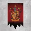 Bandera Transfronteriza de Harry Potter Decoración de Anime Bandera Colgante del Colegio Hogwarts Impresión Digital Bandera de Gryffindor